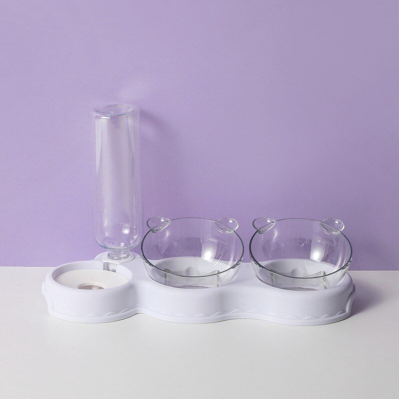 BowLift | FEASTFLOW – 3-in-1 Elevated Feeding Station with Automatic Water Dispenser