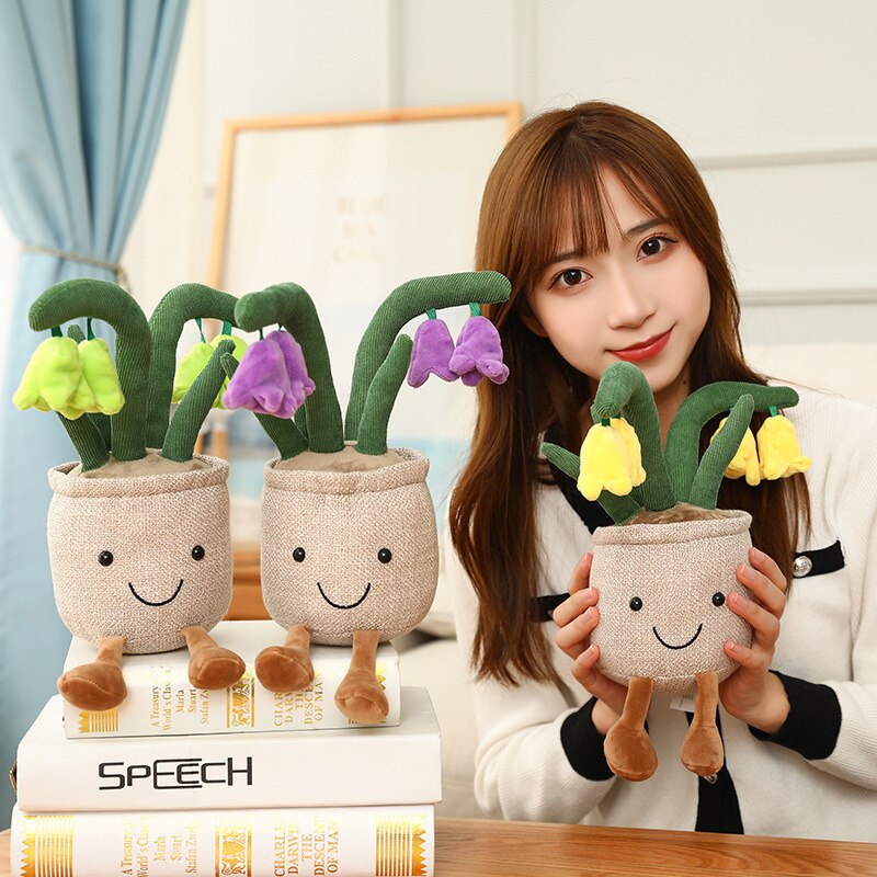 BowLift | Fuzzy Fella Flower Pot Plush