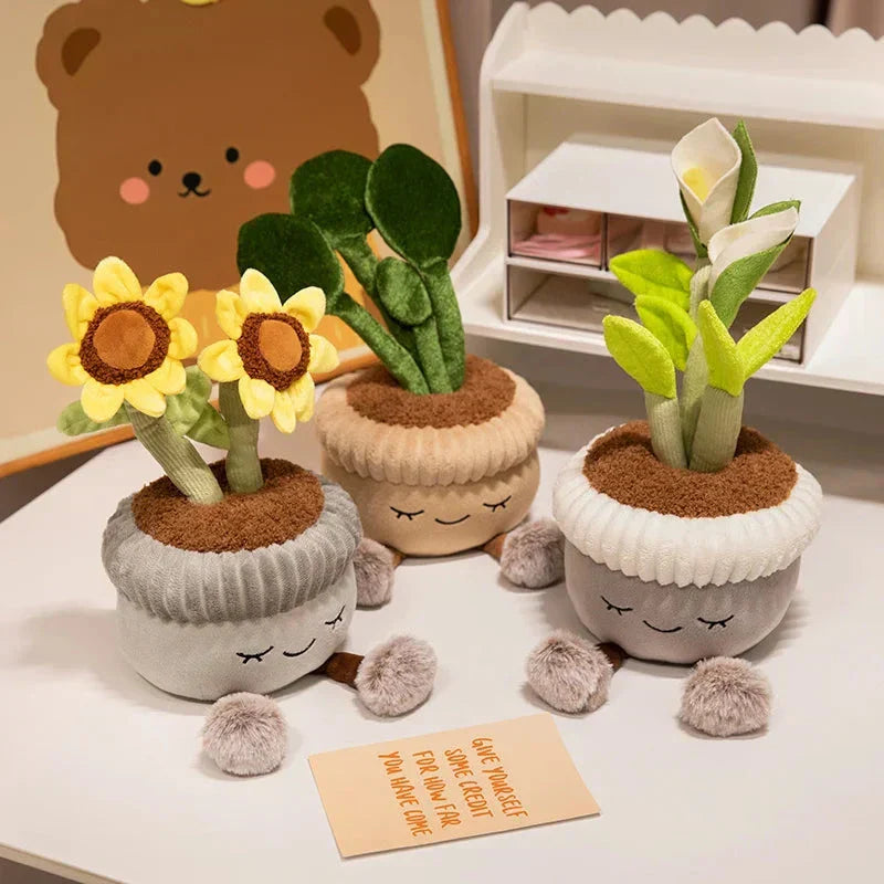 BowLift | Cute Cactus Flower Plant Plushie