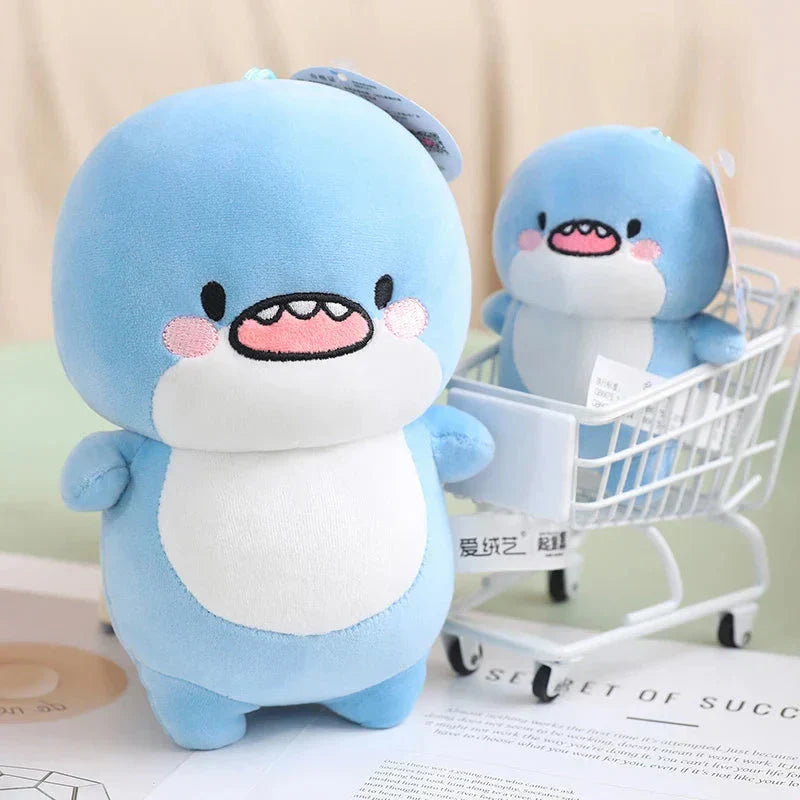 BowLift | Fatty Blue Cartoon Shark Plush