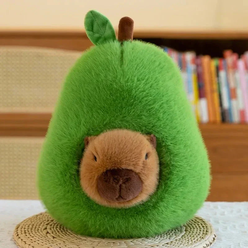 BowLift | Fluffy Avocado Capybara Plushie
