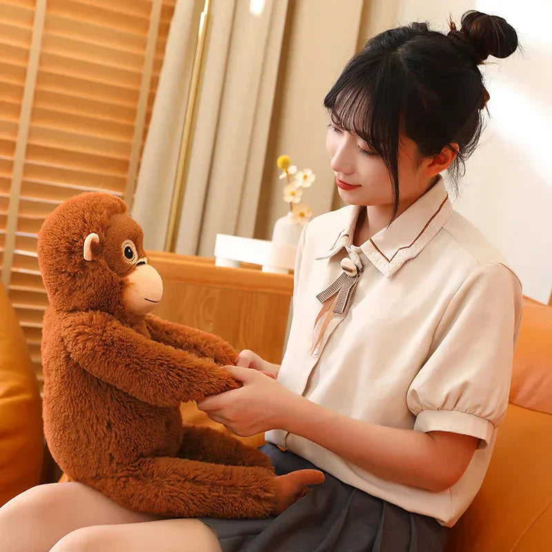 BowLift | Fluffy Baby Orangutan Monkey Plushie