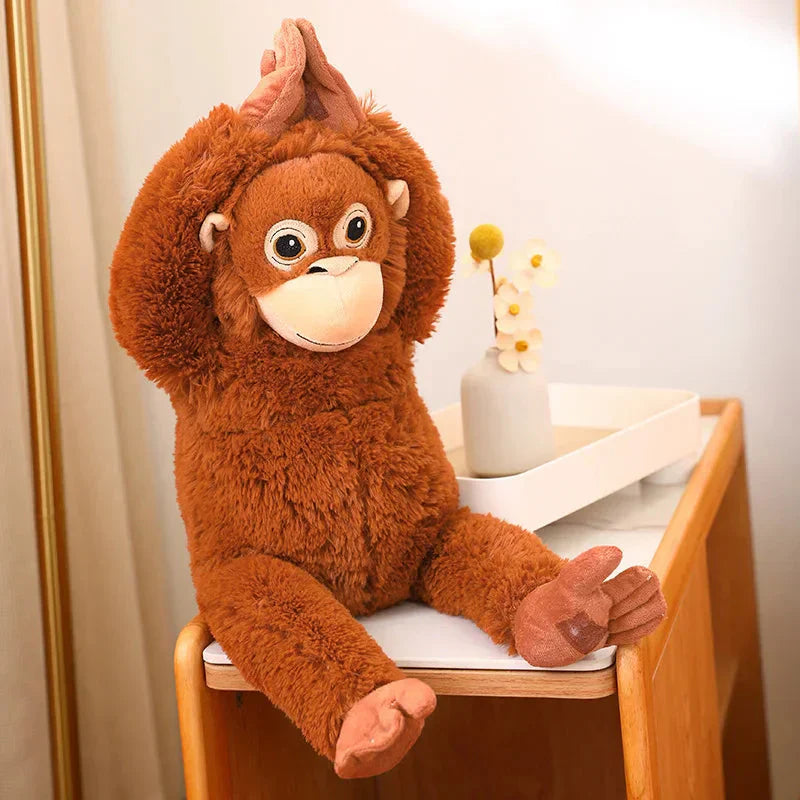 BowLift | Fluffy Baby Orangutan Monkey Plushie