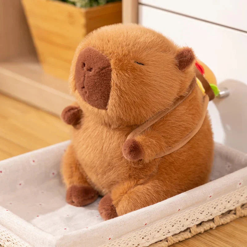 BowLift | Fluffy Capybara Burger Bag Plushies
