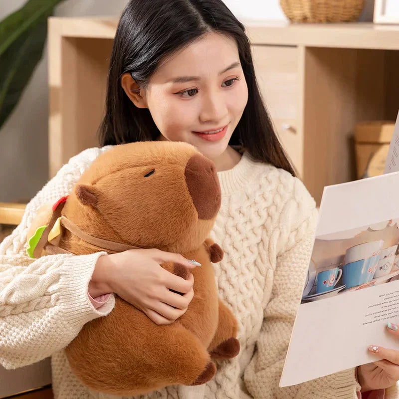 BowLift | Fluffy Capybara Burger Bag Plushies