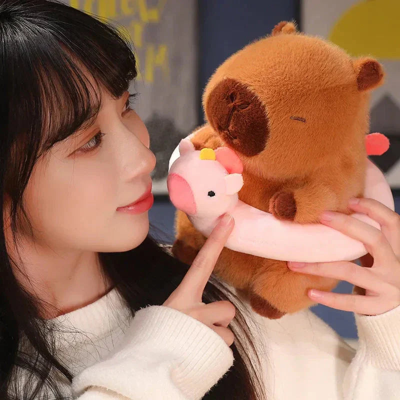 BowLift | Fluffy Capybara with Float Plushie