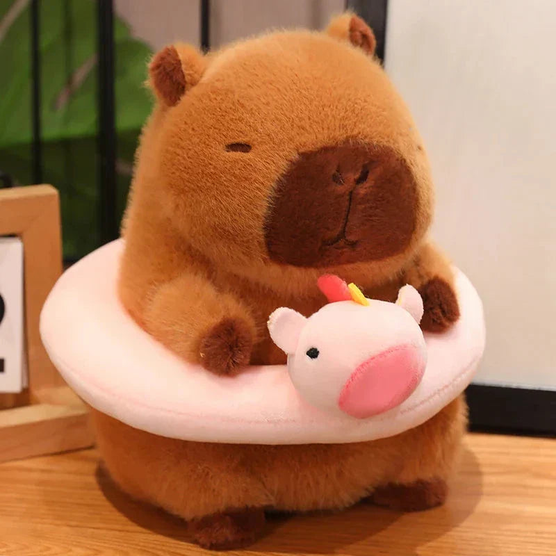 BowLift | Fluffy Capybara with Float Plushie