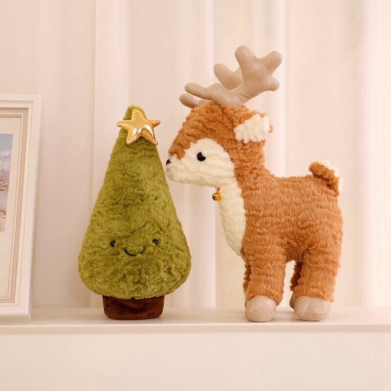 BowLift | Fluffy Christmas Tree Reindeer Plushie