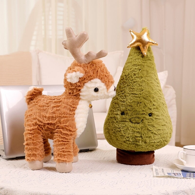 BowLift | Fluffy Christmas Tree Reindeer Plushie