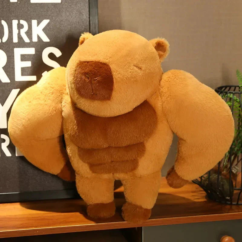 BowLift | Fluffy Muscular Capybara Plush