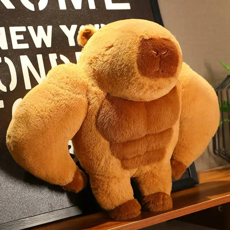 BowLift | Fluffy Muscular Capybara Plush