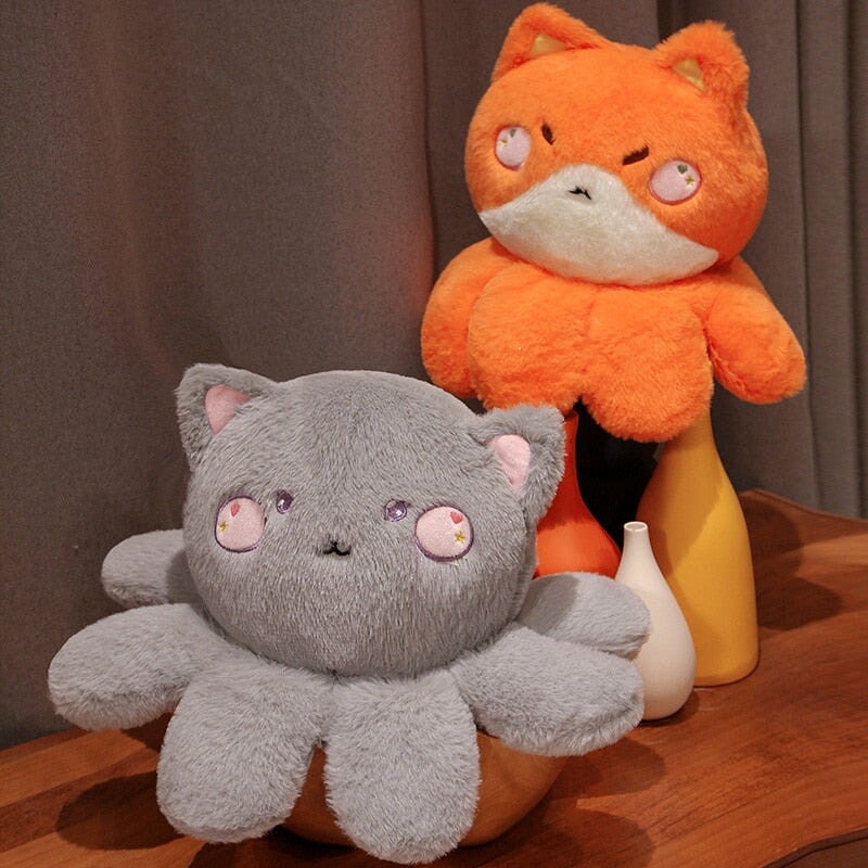 BowLift | Fluffy Octo-Animal Fox Cat Bunny Bear Plushies