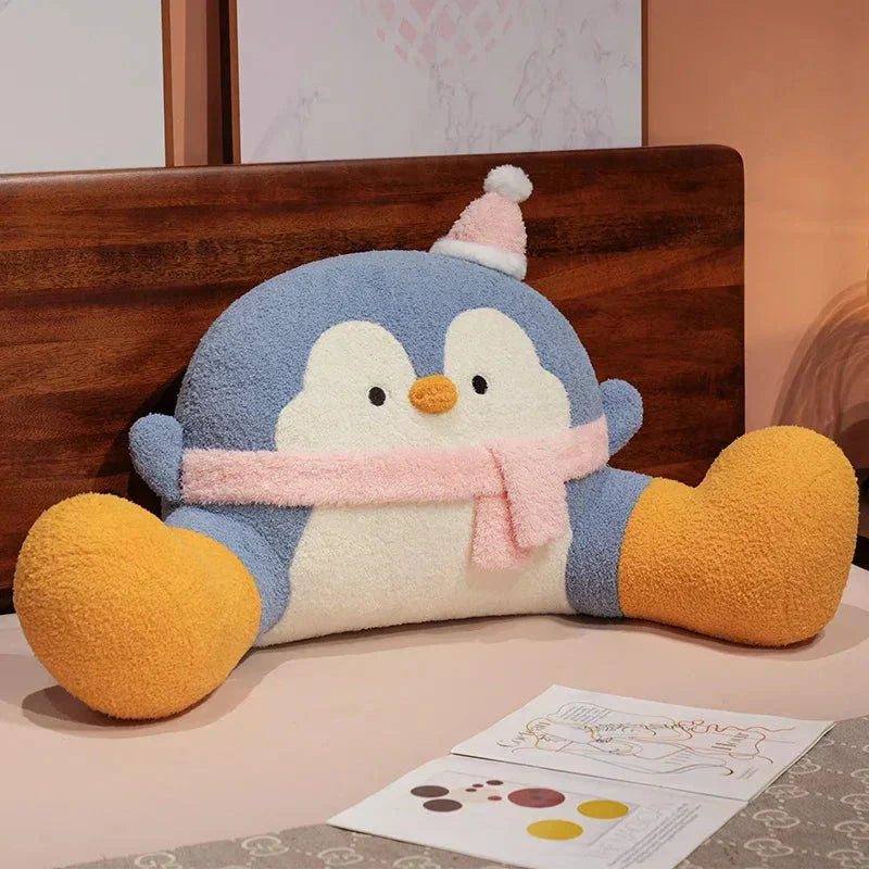 BowLift | Fluffy Penguin Backrest Cushion Pillow Seat