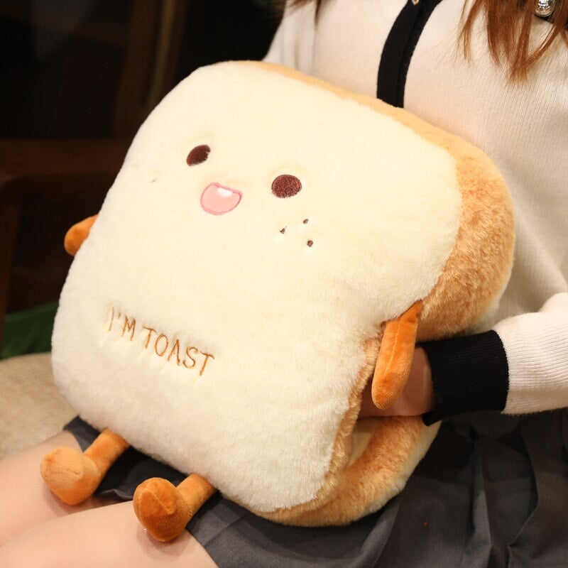 BowLift | Fluffy Toastie Bread Hand Warmer Plushies