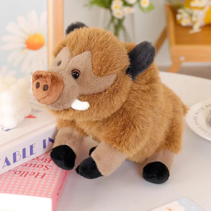 BowLift | Fluffy Wild Boar Plushie Soft Toy