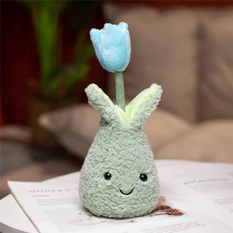 BowLift | Friendly Cuddly Tulip 22cm Flower Pot Plushie Collection