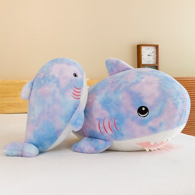 BowLift | Fuzzy Rainbow Shark Plushie