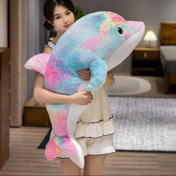 BowLift | Galaxy Rainbow Dolphin Plushies