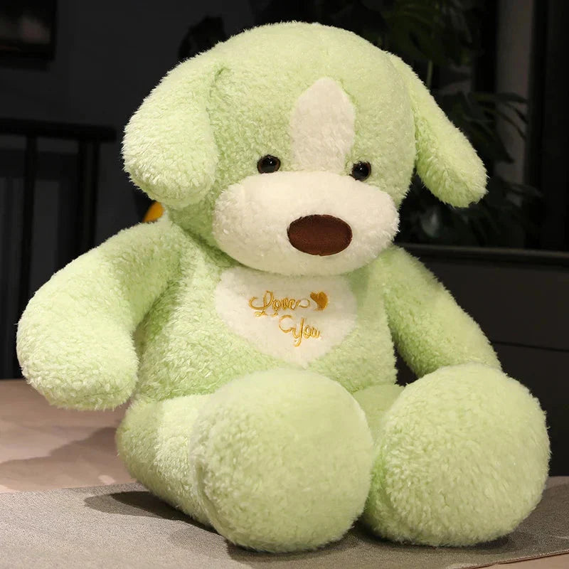 BowLift | Giant 35in Fluffy Dog Teddy Bear Soft Toy