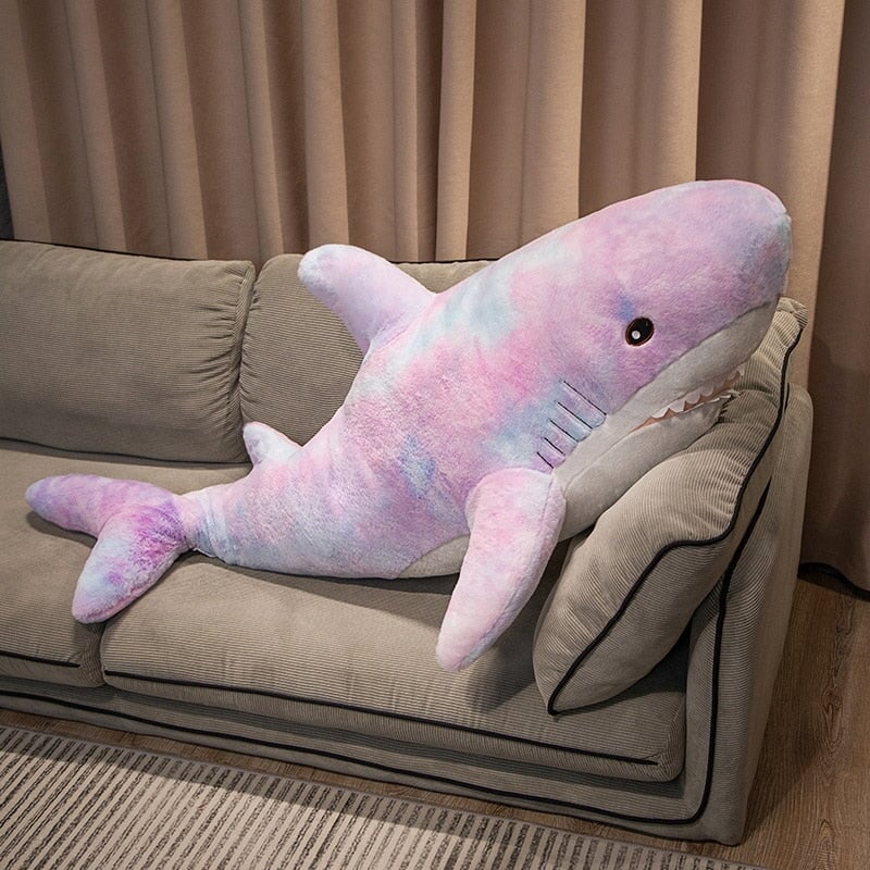 BowLift | Giant Fuzzy Galaxy Shark Plushies