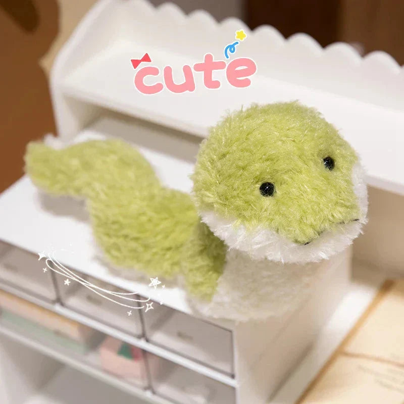 BowLift | Green Soft Fluffy Snake