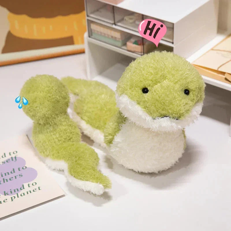 BowLift | Green Soft Fluffy Snake