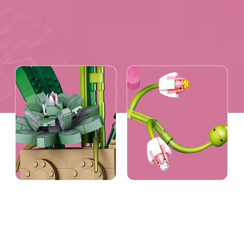 BowLift | Huge Blossoming Orchid Flower Building Set Collection