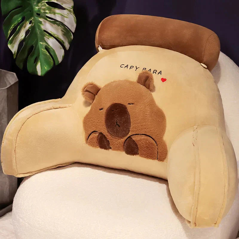 BowLift | Huge Capybara Cushion Plush Backrest Seat