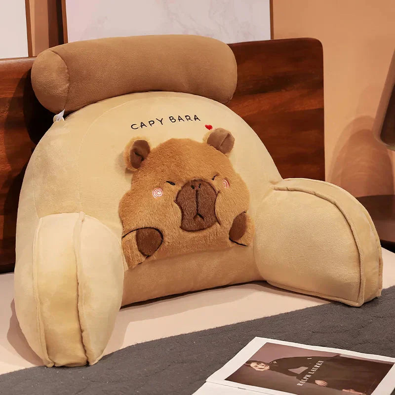 BowLift | Huge Capybara Cushion Plush Backrest Seat