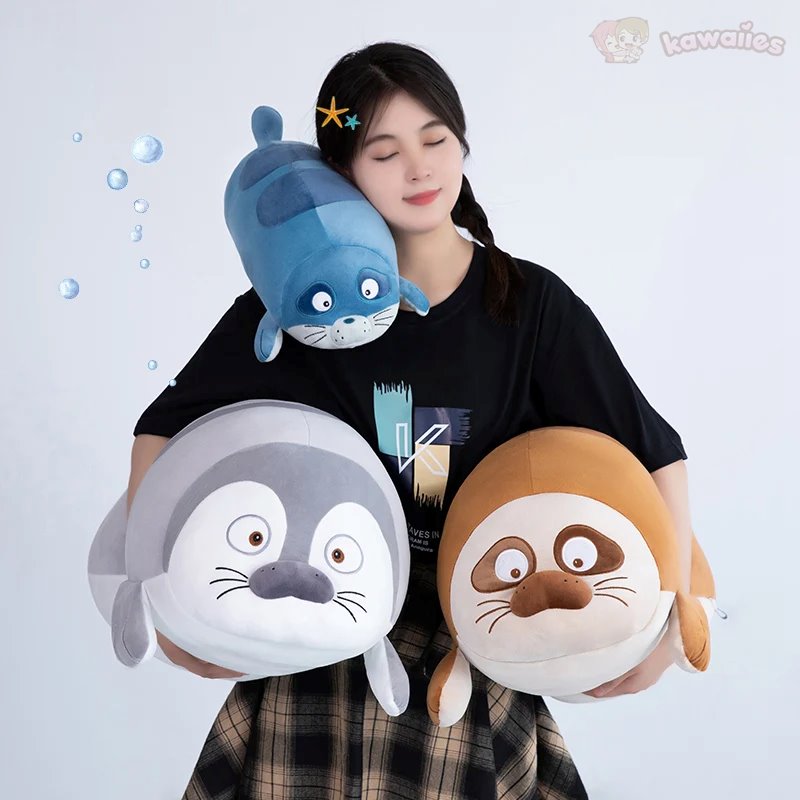 BowLift | Huge Sleeping Buddies Seal Plushies