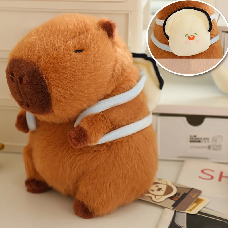BowLift | Kawaii Capybara with Backpack Plush Collection