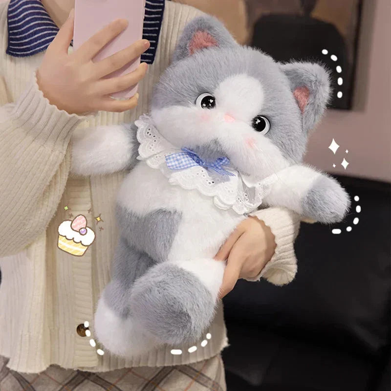 BowLift | Kawaii Cat Plush Family with Collar