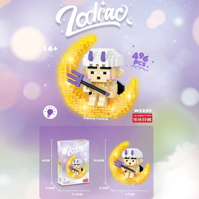 BowLift | Kawaii Chibi Moon Zodiac Star Constellations Nano Building Blocks