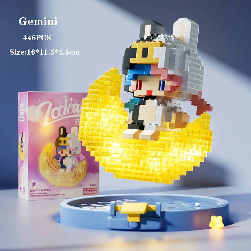 BowLift | Kawaii Chibi Moon Zodiac Star Constellations Nano Building Blocks