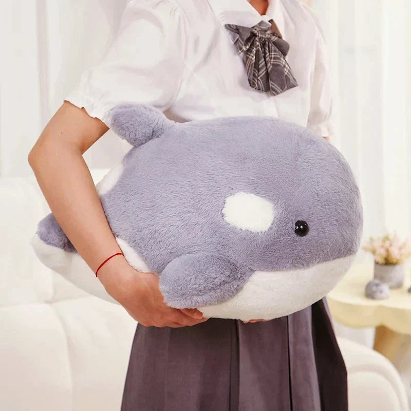 BowLift | Kawaii Fluffy Gray Blue Killer Whale Plushies
