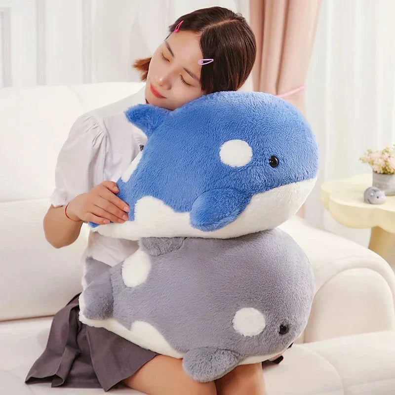 BowLift | Kawaii Fluffy Gray Blue Killer Whale Plushies