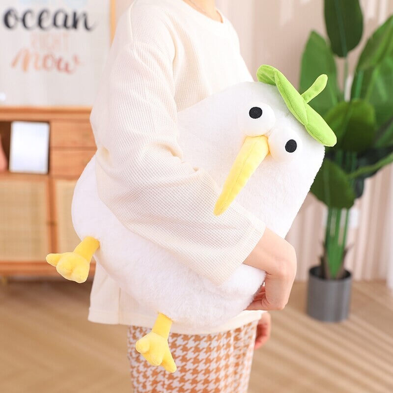 BowLift | Kawaii White Kiwi Bird Plushie