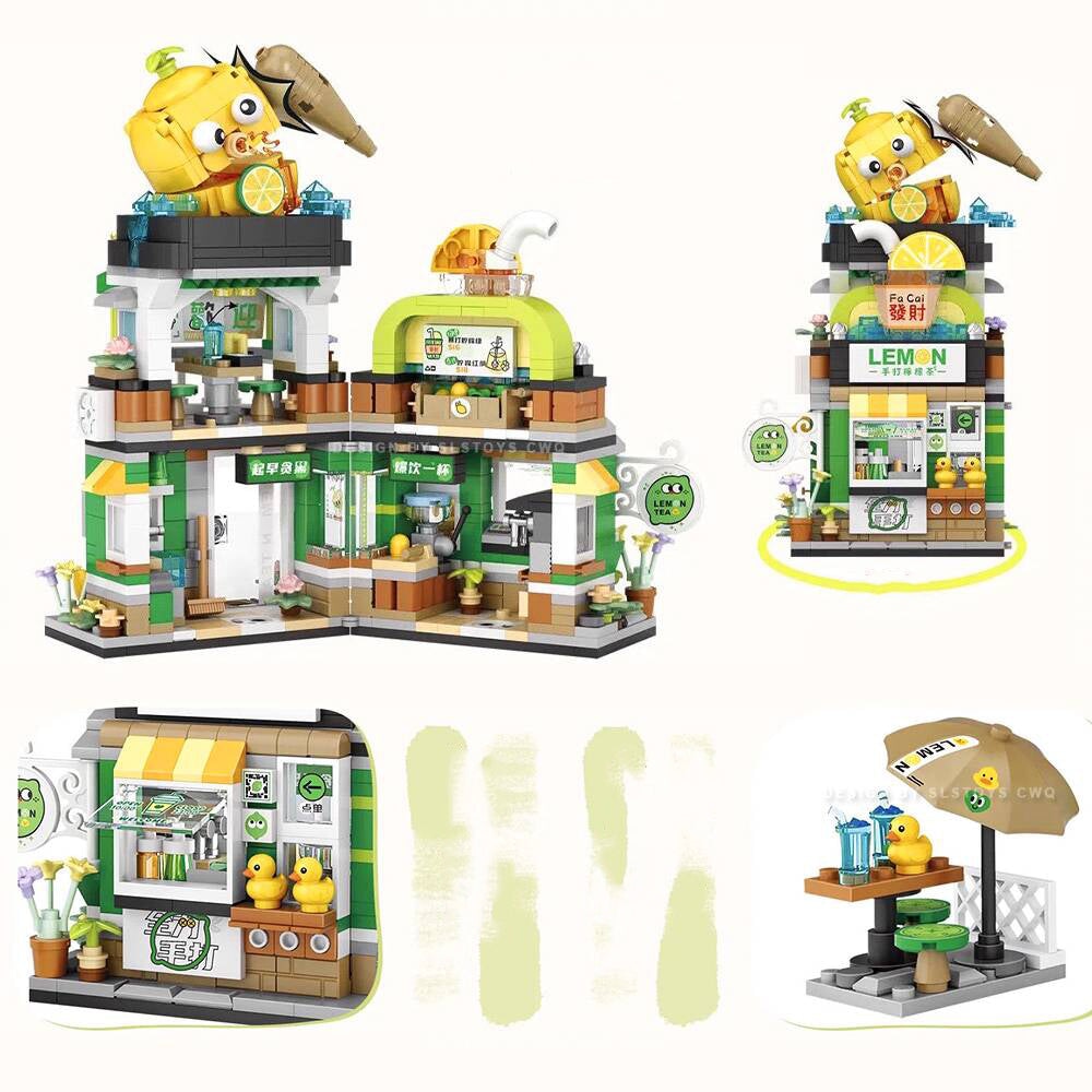 BowLift | Lemon Tea & Noodle Shop Micro Building Sets