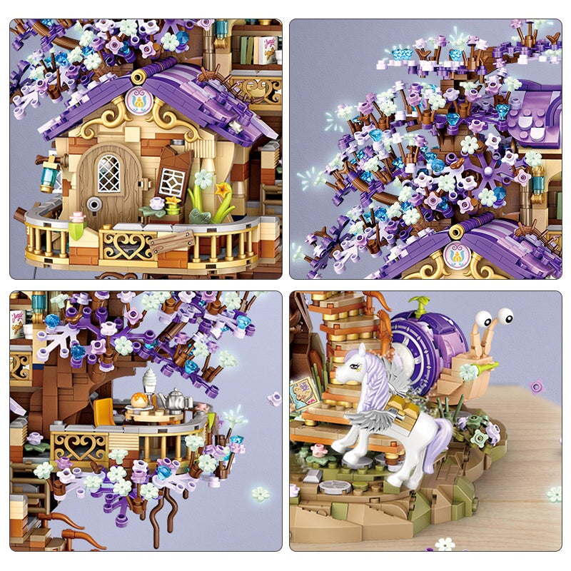 BowLift | Fantasy Magical Tree House Nano Building Set