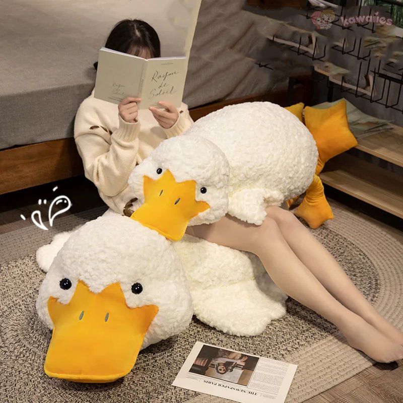 BowLift | Holly the Giant Fluffy White Duck Plushie