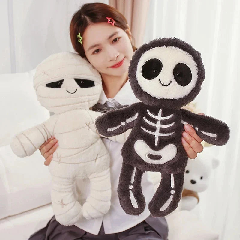 BowLift | Scary Skeleton and Mummy Halloween Plushies