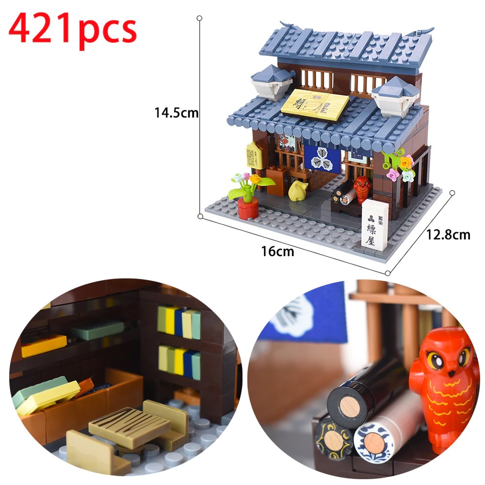 BowLift | Shirakawa-go Dori Street Japanese Stores Building Sets - Limited Stock