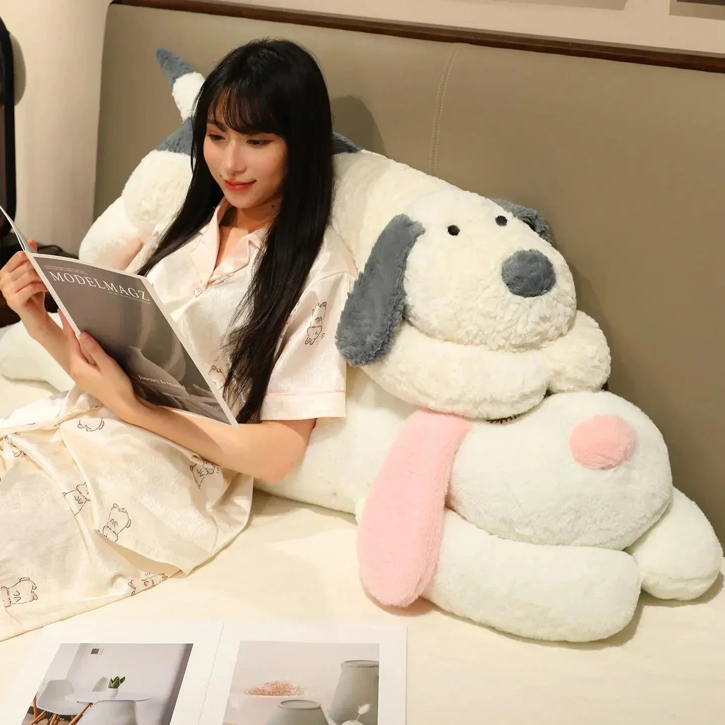 BowLift | Snoozie the Sleepy Puppy Hug Pillow