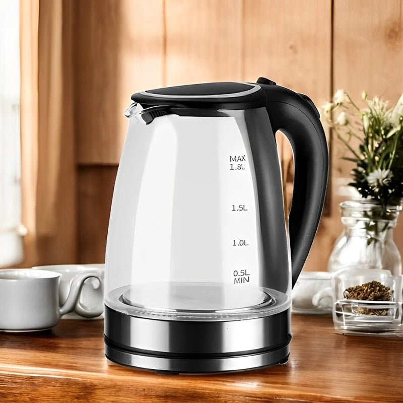 BowLift | 1.8L Electric Glass Kettle with LED Illumination