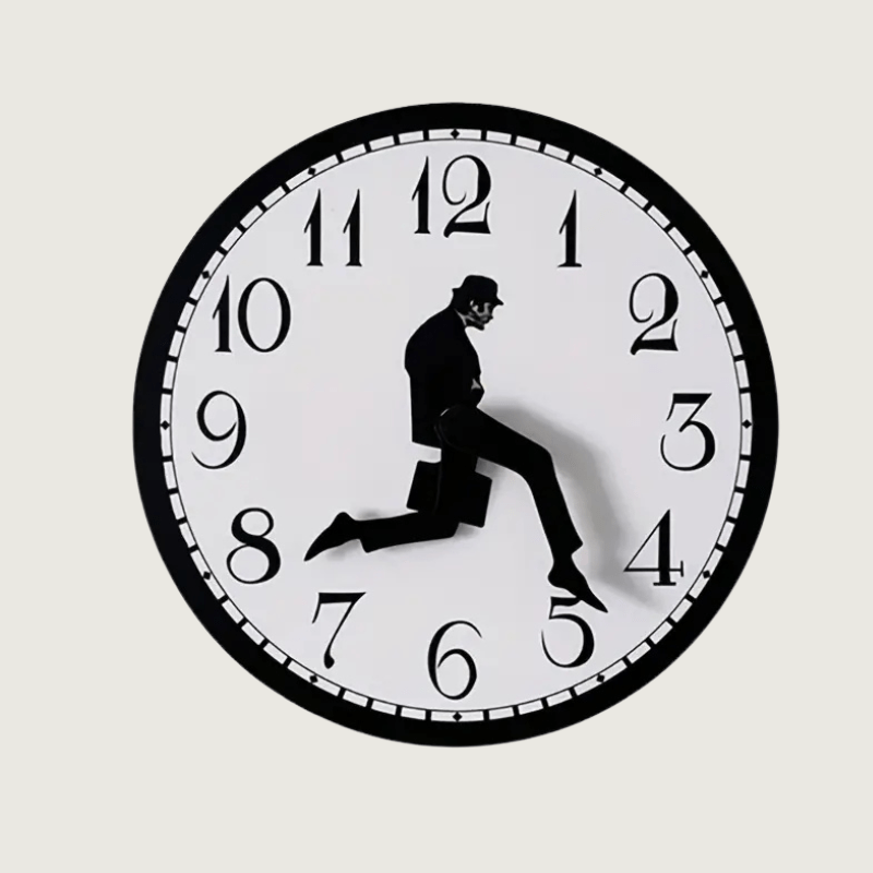 BowLift | Funny Wall Clock – Colorful Decorative Design