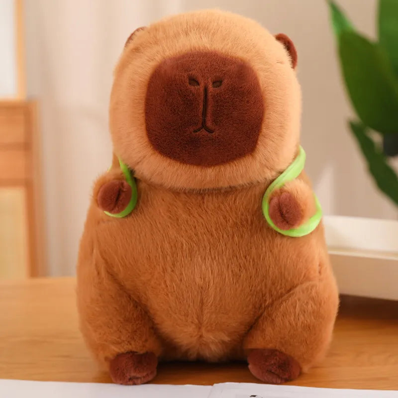 BowLift | Cute Capybara Plush with Turtle Backpack - CapyBuddy