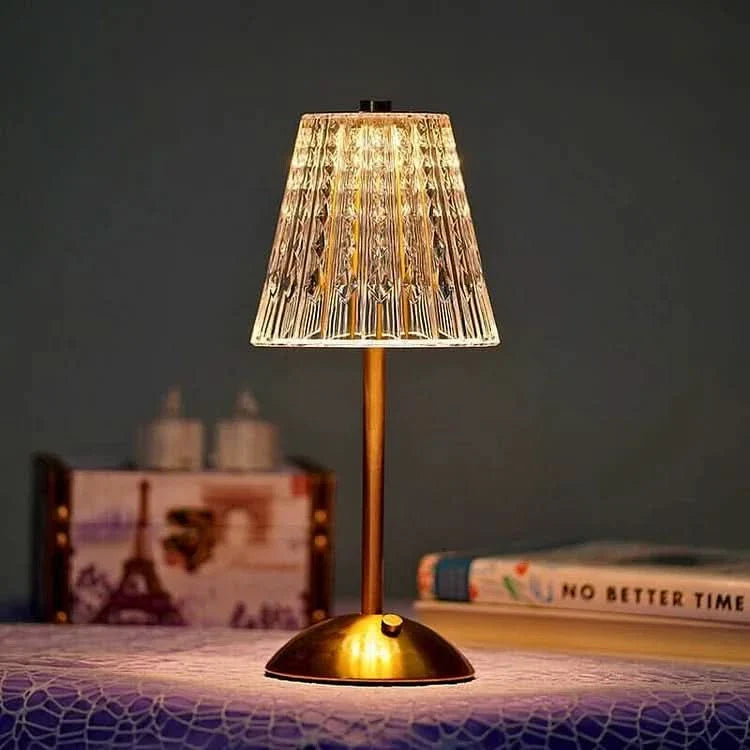 BowLift | Crystal Rechargeable LED Cordless Table Lamp