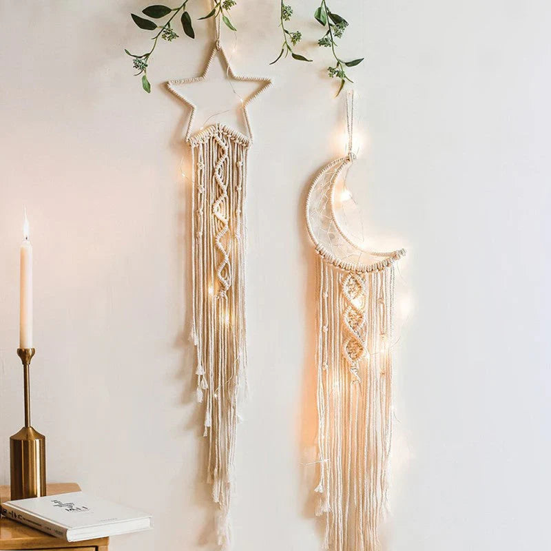 BowLift | Cathy I Dreamcatcher for Women – Macrame Decoration with Lights