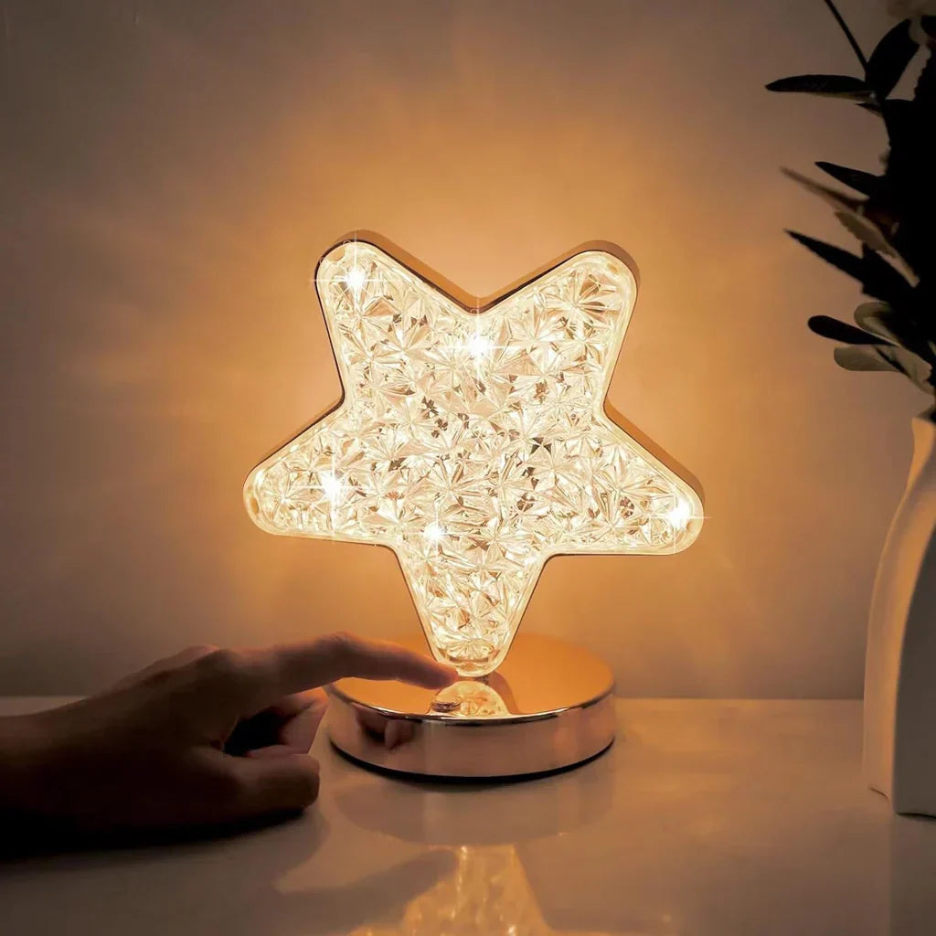 BowLift | Magical Crystal Table Lamp with Dimming Function - Celestia