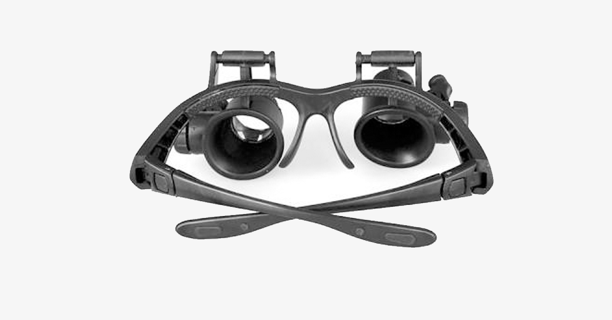 BowLift | Magnifying glass with LED lights, hands-free & bright light settings